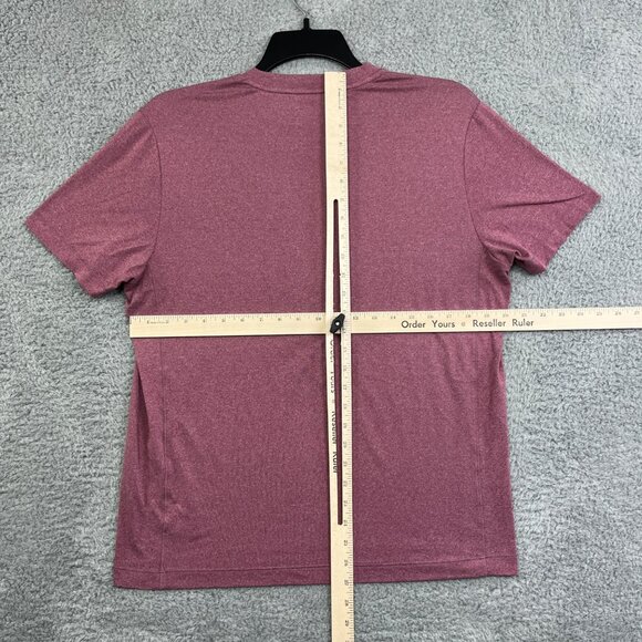 Untuckit T Shirt Mend Medium Light Red Performance Athletic Comfort Tee - Picture 12 of 16